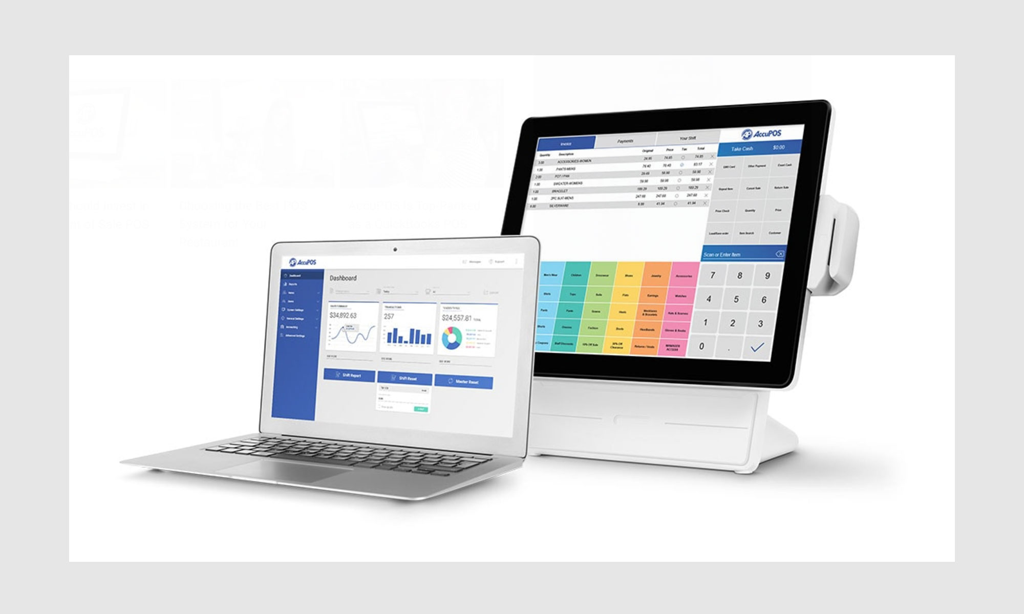 POS devices hand-designed by CHIMENTO for marketing and advertising on AccuPOS.com