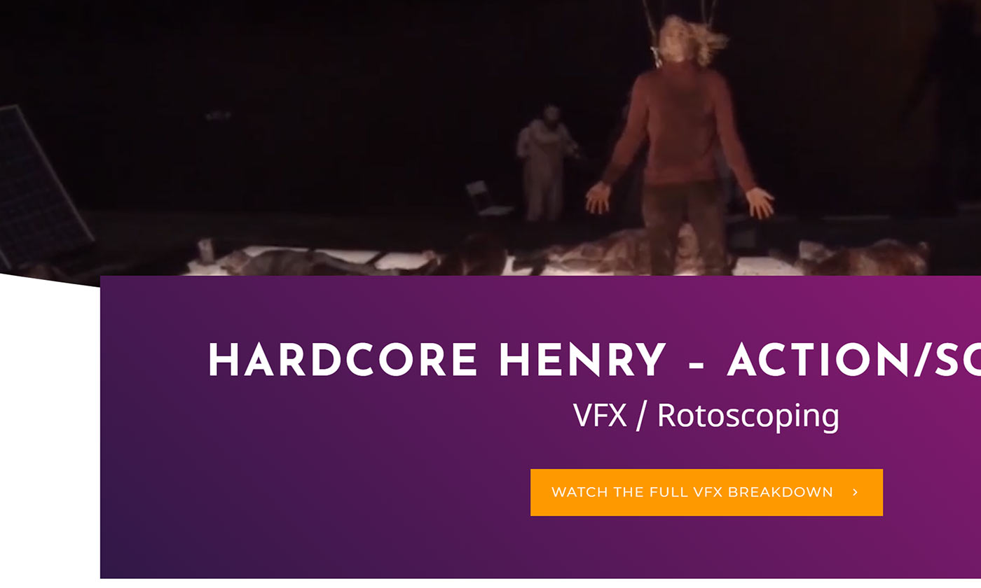 Color palette build on BREAKIRON website