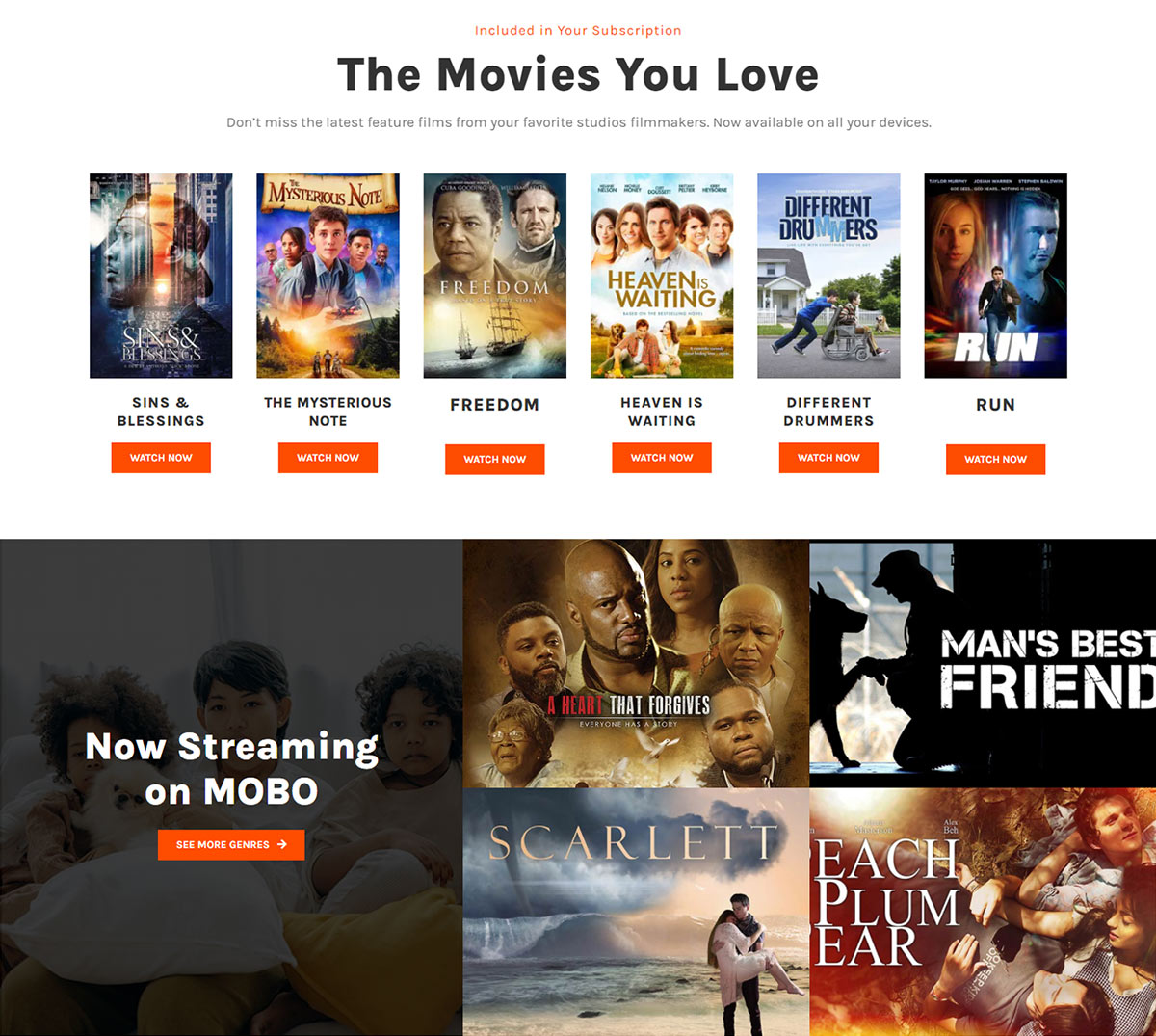 Now Streaming Now Streaming block on moboentertainment.com