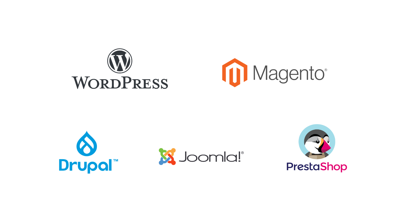 Build your website using open-source CMS frameworks such as WordPress or Magento