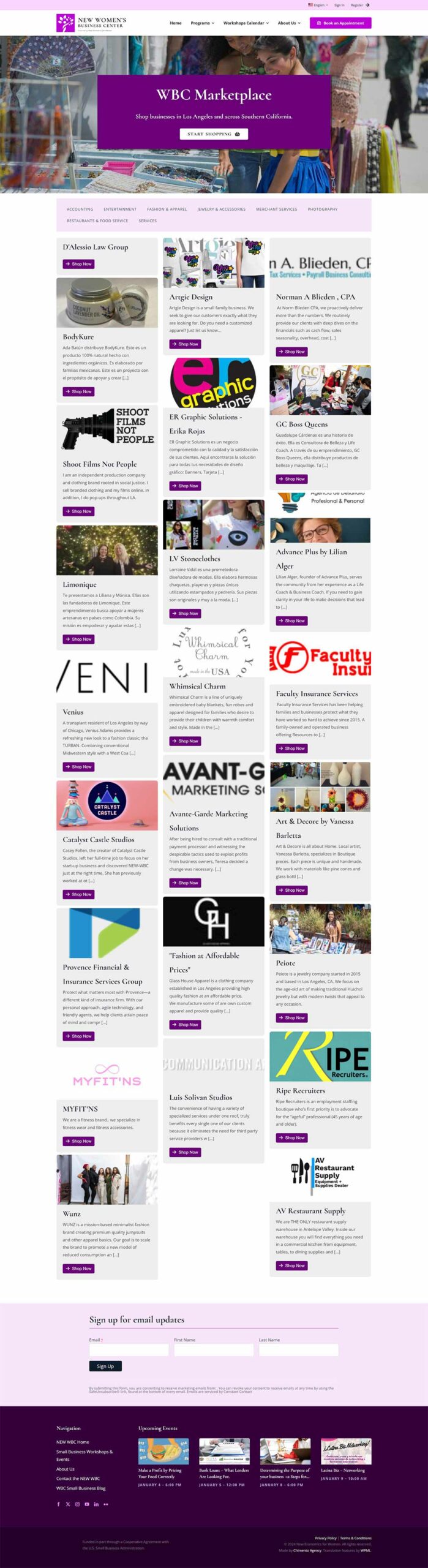 NEW-WBC's marketplace for entrepreneurs and small businesses in Greater Los Angeles