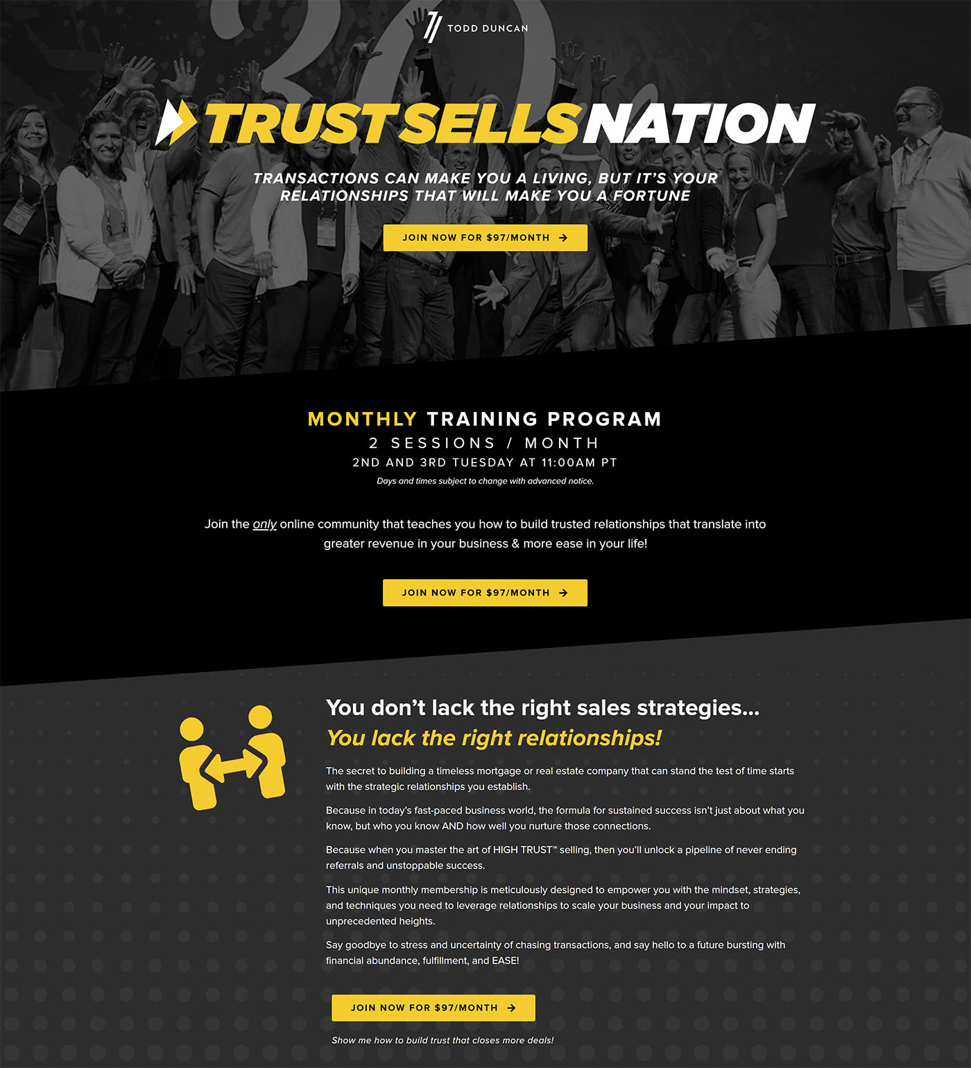 Todd Duncan's Trust Sells Nation