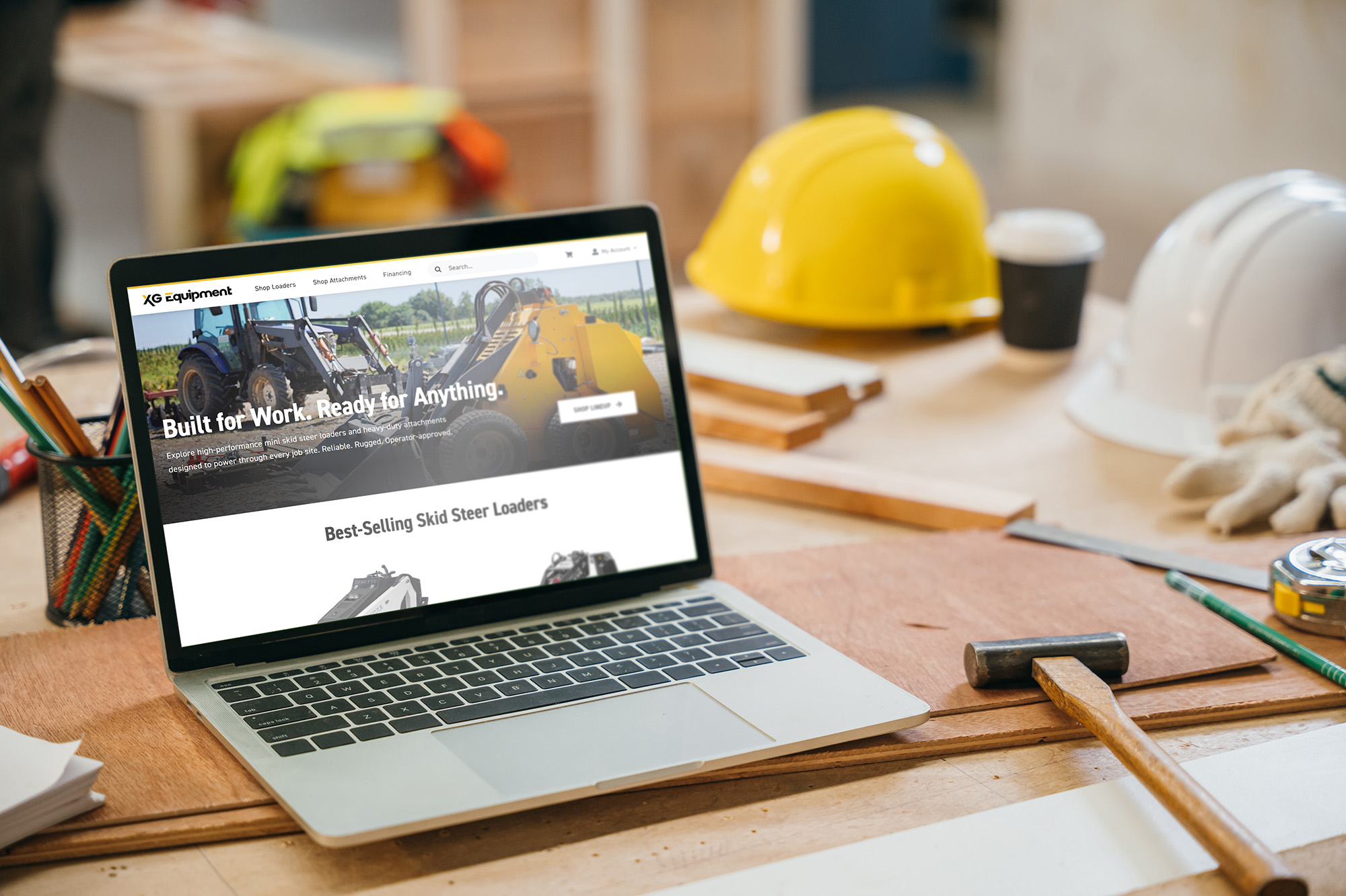 XGEquipment.com website development by Chimento Agency
